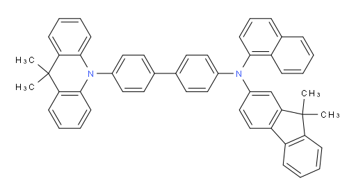 N-(4'-(9,9-dimethylacridin-10(9H)-yl)-[1,1'-biphenyl]-4-yl)-9,9-dimethyl-N-(naphthalen-1-yl)-9H-fluoren-2-amine