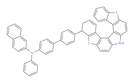 N-(4'-(8,9-dihydro-4H-benzo[4,5]thieno[2,3-c]benzo[4,5]thieno[3,2-g]carbazol-8-yl)-[1,1'-biphenyl]-4-yl)-N-phenylnaphthalen-2-amine