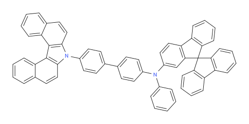 N-(4'-(7H-dibenzo[c,g]carbazol-7-yl)-[1,1'-biphenyl]-4-yl)-N-phenyl-9,9'-spirobi[fluoren]-2-amine