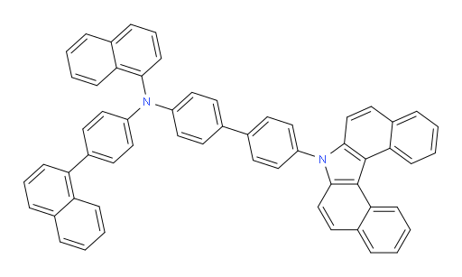N-(4'-(7H-dibenzo[c,g]carbazol-7-yl)-[1,1'-biphenyl]-4-yl)-N-(4-(naphthalen-1-yl)phenyl)naphthalen-1-amine