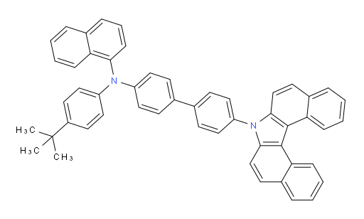 N-(4'-(7H-dibenzo[c,g]carbazol-7-yl)-[1,1'-biphenyl]-4-yl)-N-(4-(tert-butyl)phenyl)naphthalen-1-amine