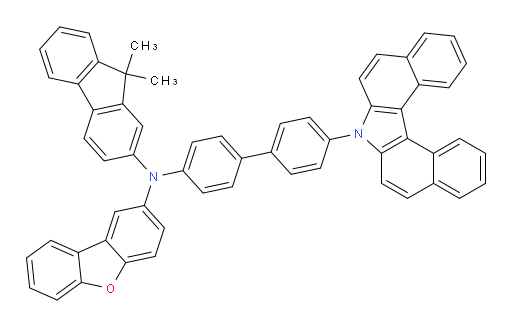 N-(4'-(7H-dibenzo[c,g]carbazol-7-yl)-[1,1'-biphenyl]-4-yl)-N-(9,9-dimethyl-9H-fluoren-2-yl)dibenzo[b,d]furan-2-amine