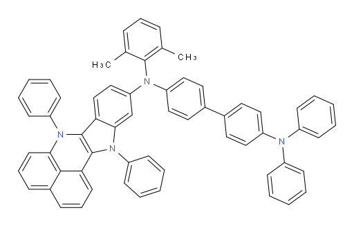 N4-(2,6-dimethylphenyl)-N4-(7,12-diphenyl-7,12-dihydrobenzo[de]indolo[3,2-b]quinolin-10-yl)-N4',N4'-diphenyl-[1,1'-biphenyl]-4,4'-diamine