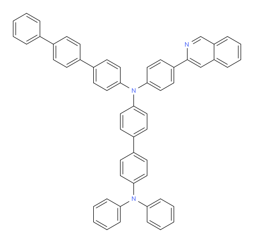 N4-([1,1':4',1''-terphenyl]-4-yl)-N4-(4-(isoquinolin-3-yl)phenyl)-N4',N4'-diphenyl-[1,1'-biphenyl]-4,4'-diamine