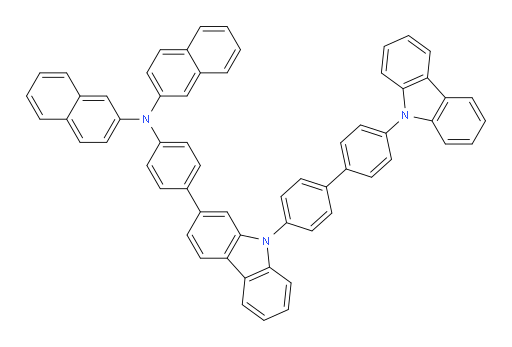 N-(4-(9-(4'-(9H-carbazol-9-yl)-[1,1'-biphenyl]-4-yl)-9H-carbazol-2-yl)phenyl)-N-(naphthalen-2-yl)naphthalen-2-amine