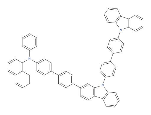 N-(4'-(9-(4'-(9H-carbazol-9-yl)-[1,1'-biphenyl]-4-yl)-9H-carbazol-2-yl)-[1,1'-biphenyl]-4-yl)-N-phenylnaphthalen-1-amine