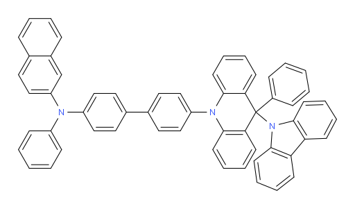 N-(4'-(9-(9H-carbazol-9-yl)-9-phenylacridin-10(9H)-yl)-[1,1'-biphenyl]-4-yl)-N-phenylnaphthalen-2-amine