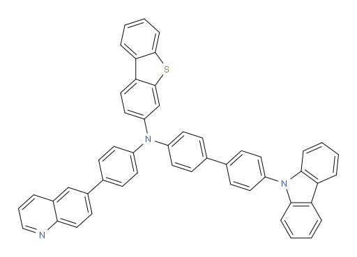 N-(4'-(9H-carbazol-9-yl)-[1,1'-biphenyl]-4-yl)-N-(4-(quinolin-6-yl)phenyl)dibenzo[b,d]thiophen-3-amine