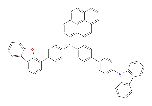 N-(4'-(9H-carbazol-9-yl)-[1,1'-biphenyl]-4-yl)-N-(4-(dibenzo[b,d]furan-4-yl)phenyl)pyren-1-amine