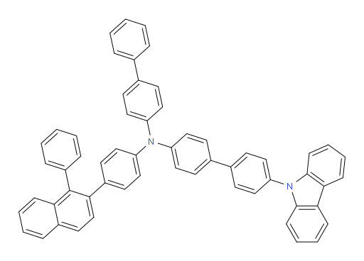 N-([1,1'-biphenyl]-4-yl)-4'-(9H-carbazol-9-yl)-N-(4-(1-phenylnaphthalen-2-yl)phenyl)-[1,1'-biphenyl]-4-amine