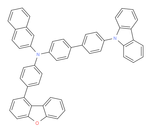 N-(4'-(9H-carbazol-9-yl)-[1,1'-biphenyl]-4-yl)-N-(4-(dibenzo[b,d]furan-1-yl)phenyl)naphthalen-2-amine