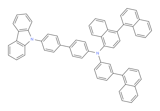 N-(4'-(9H-carbazol-9-yl)-[1,1'-biphenyl]-4-yl)-N-(3-(naphthalen-1-yl)phenyl)-[1,1'-binaphthalen]-4-amine