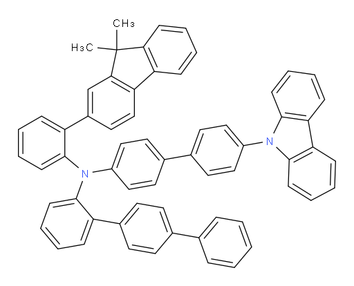 N-(4'-(9H-carbazol-9-yl)-[1,1'-biphenyl]-4-yl)-N-(2-(9,9-dimethyl-9H-fluoren-2-yl)phenyl)-[1,1':4',1''-terphenyl]-2-amine