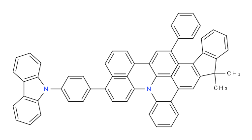 N-(4'-(9H-carbazol-9-yl)-[1,1'-biphenyl]-4-yl)-N-(2-(9,9-dimethyl-9H-fluoren-2-yl)phenyl)-[1,1':3',1''-terphenyl]-4'-amine