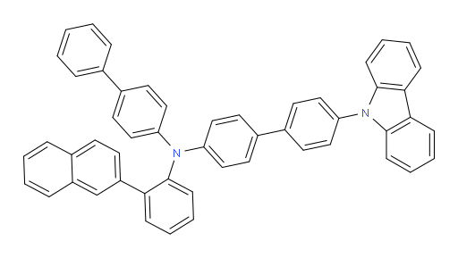 N-([1,1'-biphenyl]-4-yl)-4'-(9H-carbazol-9-yl)-N-(2-(naphthalen-2-yl)phenyl)-[1,1'-biphenyl]-4-amine