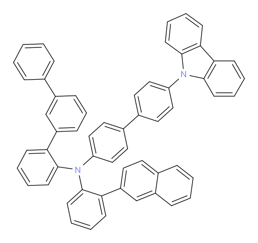 N-(4'-(9H-carbazol-9-yl)-[1,1'-biphenyl]-4-yl)-N-(2-(naphthalen-2-yl)phenyl)-[1,1':3',1''-terphenyl]-2-amine
