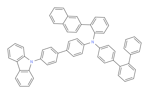 N-(4'-(9H-carbazol-9-yl)-[1,1'-biphenyl]-4-yl)-N-(2-(naphthalen-2-yl)phenyl)-[1,1':2',1''-terphenyl]-4-amine