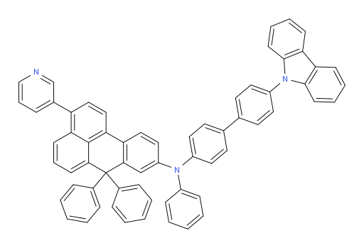 N-(4'-(9H-carbazol-9-yl)-[1,1'-biphenyl]-4-yl)-N,7,7-triphenyl-3-(pyridin-3-yl)-7H-benzo[de]anthracen-9-amine