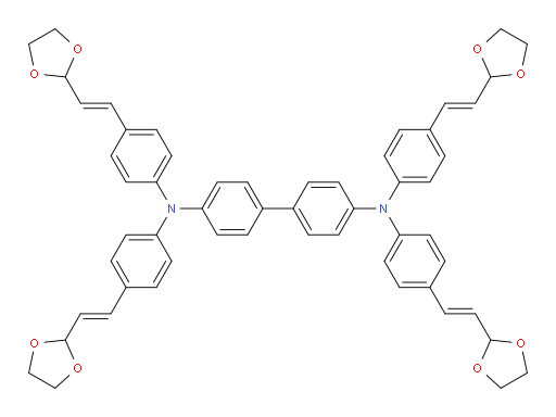 N4,N4,N4',N4'-tetrakis(4-((E)-2-(1,3-dioxolan-2-yl)vinyl)phenyl)-[1,1'-biphenyl]-4,4'-diamine