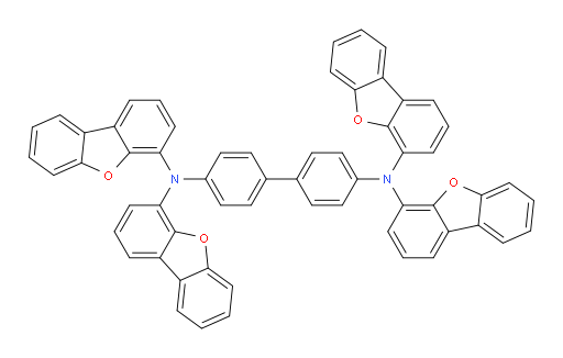 N4,N4,N4',N4'-tetrakis(dibenzo[b,d]furan-4-yl)-[1,1'-biphenyl]-4,4'-diamine