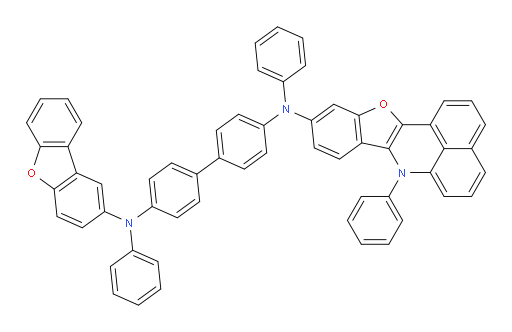 N4-(dibenzo[b,d]furan-2-yl)-N4,N4'-diphenyl-N4'-(7-phenyl-7H-benzo[de]benzofuro[3,2-b]quinolin-10-yl)-[1,1'-biphenyl]-4,4'-diamine