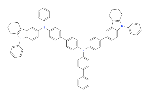 N4-([1,1'-biphenyl]-4-yl)-N4'-phenyl-N4'-(9-phenyl-2,3,4,9-tetrahydro-1H-carbazol-6-yl)-N4-(4-(9-phenyl-2,3,4,9-tetrahydro-1H-carbazol-6-yl)phenyl)-[1,1'-biphenyl]-4,4'-diamine