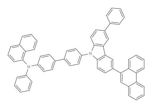 N-(4'-(3-(phenanthren-9-yl)-6-phenyl-9H-carbazol-9-yl)-[1,1'-biphenyl]-4-yl)-N-phenylnaphthalen-1-amine