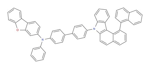 N-(4'-(1-(naphthalen-1-yl)-7H-benzo[c]carbazol-7-yl)-[1,1'-biphenyl]-4-yl)-N-phenyldibenzo[b,d]furan-3-amine