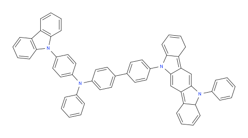 N-(4-(9H-carbazol-9-yl)phenyl)-N-phenyl-4'-(11-phenyl-10a,11-dihydroindolo[3,2-b]carbazol-5(1H)-yl)-[1,1'-biphenyl]-4-amine