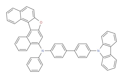 N-(4'-(9H-carbazol-9-yl)-[1,1'-biphenyl]-4-yl)-N-phenyldinaphtho[2,1-b:1',2'-d]furan-5-amine