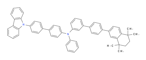 N-(4'-(9H-carbazol-9-yl)-[1,1'-biphenyl]-4-yl)-N-phenyl-4'-(5,5,8,8-tetramethyl-5,6,7,8-tetrahydronaphthalen-2-yl)-[1,1'-biphenyl]-3-amine