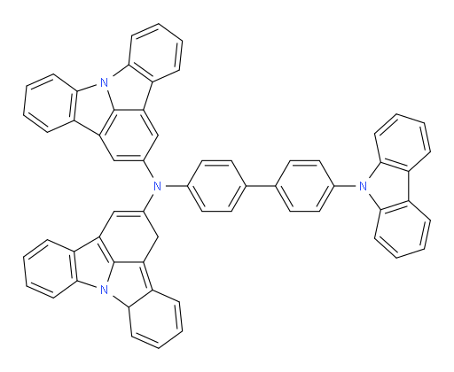 N-(4'-(9H-carbazol-9-yl)-[1,1'-biphenyl]-4-yl)-N-(1,8a-dihydroindolo[3,2,1-jk]carbazol-2-yl)indolo[3,2,1-jk]carbazol-2-amine