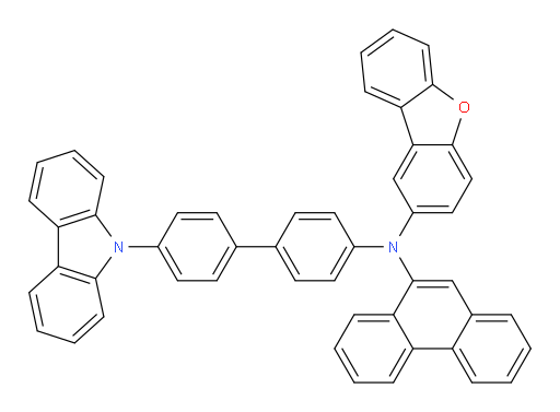 N-(4'-(9H-carbazol-9-yl)-[1,1'-biphenyl]-4-yl)-N-(phenanthren-9-yl)dibenzo[b,d]furan-2-amine