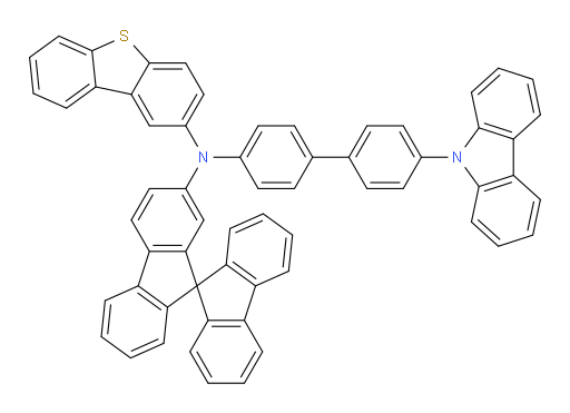 N-(9,9'-spirobi[fluoren]-2-yl)-N-(4'-(9H-carbazol-9-yl)-[1,1'-biphenyl]-4-yl)dibenzo[b,d]thiophen-2-amine