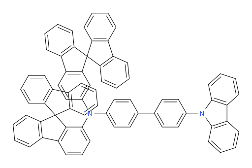 N-(9,9'-spirobi[fluoren]-1-yl)-N-(4'-(9H-carbazol-9-yl)-[1,1'-biphenyl]-4-yl)-9,9'-spirobi[fluoren]-2-amine