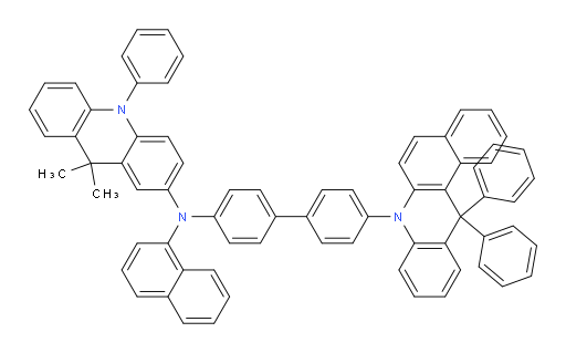 N-(4'-(12,12-diphenylbenzo[a]acridin-7(12H)-yl)-[1,1'-biphenyl]-4-yl)-9,9-dimethyl-N-(naphthalen-1-yl)-10-phenyl-9,10-dihydroacridin-2-amine