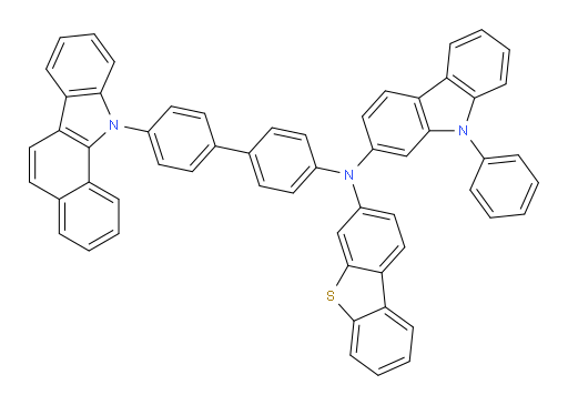 N-(4'-(11H-benzo[a]carbazol-11-yl)-[1,1'-biphenyl]-4-yl)-N-(dibenzo[b,d]thiophen-3-yl)-9-phenyl-9H-carbazol-2-amine
