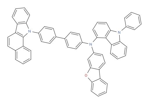 N-(4'-(11H-benzo[a]carbazol-11-yl)-[1,1'-biphenyl]-4-yl)-N-(dibenzo[b,d]furan-3-yl)-9-phenyl-9H-carbazol-4-amine