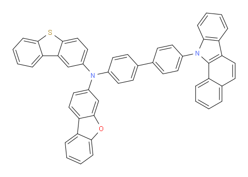 N-(4'-(11H-benzo[a]carbazol-11-yl)-[1,1'-biphenyl]-4-yl)-N-(dibenzo[b,d]thiophen-2-yl)dibenzo[b,d]furan-3-amine