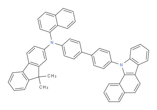 N-(4'-(11H-benzo[a]carbazol-11-yl)-[1,1'-biphenyl]-4-yl)-9,9-dimethyl-N-(naphthalen-1-yl)-9H-fluoren-2-amine