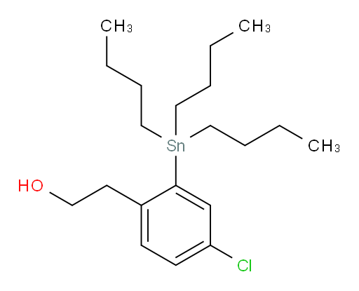 2-(4-chloro-2-(tributylstannyl)phenyl)ethanol