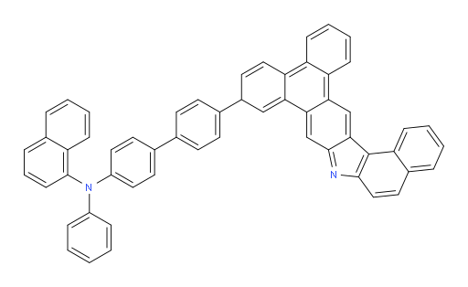 N-(4'-(10H-benzo[g]phenanthro[9,10-b]carbazol-10-yl)-[1,1'-biphenyl]-4-yl)-N-phenylnaphthalen-1-amine
