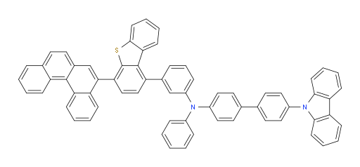 N-(3-(4-(benzo[c]phenanthren-5-yl)dibenzo[b,d]thiophen-1-yl)phenyl)-4'-(9H-carbazol-9-yl)-N-phenyl-[1,1'-biphenyl]-4-amine