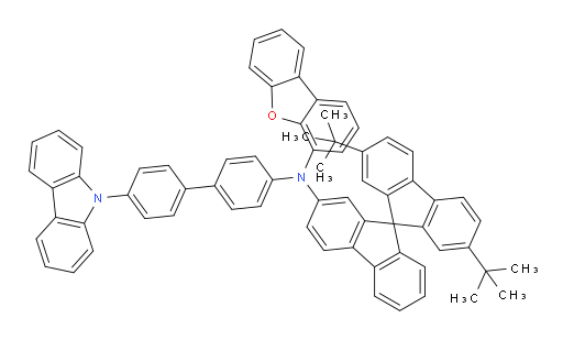 N-(4'-(9H-carbazol-9-yl)-[1,1'-biphenyl]-4-yl)-N-(2',7'-di-tert-butyl-9,9'-spirobi[fluoren]-2-yl)dibenzo[b,d]furan-4-amine