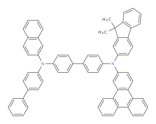 N4-([1,1'-biphenyl]-4-yl)-N4'-(9,9-dimethyl-9H-fluoren-2-yl)-N4-(naphthalen-2-yl)-N4'-(triphenylen-2-yl)-[1,1'-biphenyl]-4,4'-diamine