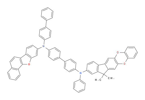 N4-([1,1'-biphenyl]-4-yl)-N4'-(11,11-dimethyl-11H-indeno[1,2-b]dibenzo[b,e][1,4]dioxin-9-yl)-N4-(naphtho[1,2-b]benzofuran-9-yl)-N4'-phenyl-[1,1'-biphenyl]-4,4'-diamine