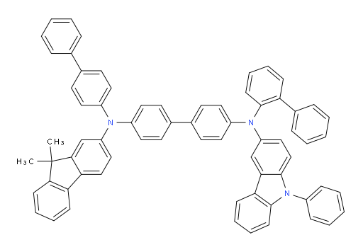 N4-([1,1'-biphenyl]-2-yl)-N4'-([1,1'-biphenyl]-4-yl)-N4'-(9,9-dimethyl-9H-fluoren-2-yl)-N4-(9-phenyl-9H-carbazol-3-yl)-[1,1'-biphenyl]-4,4'-diamine