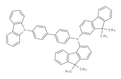N-(4'-(9H-carbazol-9-yl)-[1,1'-biphenyl]-4-yl)-N-(9,9-dimethyl-9H-fluoren-4-yl)-9,9-dimethyl-9H-fluoren-2-amine