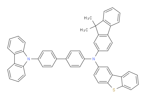 N-(4'-(9H-carbazol-9-yl)-[1,1'-biphenyl]-4-yl)-N-(9,9-dimethyl-9H-fluoren-2-yl)dibenzo[b,d]thiophen-2-amine