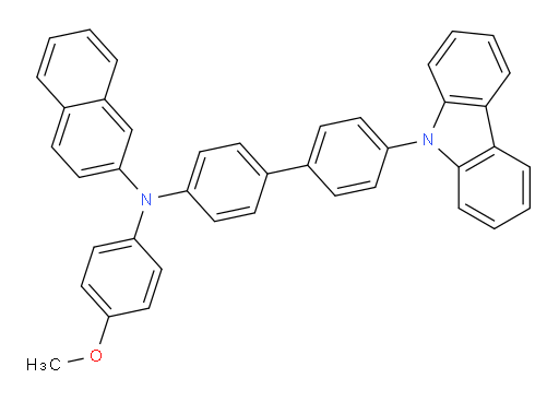 N-(4'-(9H-carbazol-9-yl)-[1,1'-biphenyl]-4-yl)-N-(4-methoxyphenyl)naphthalen-2-amine